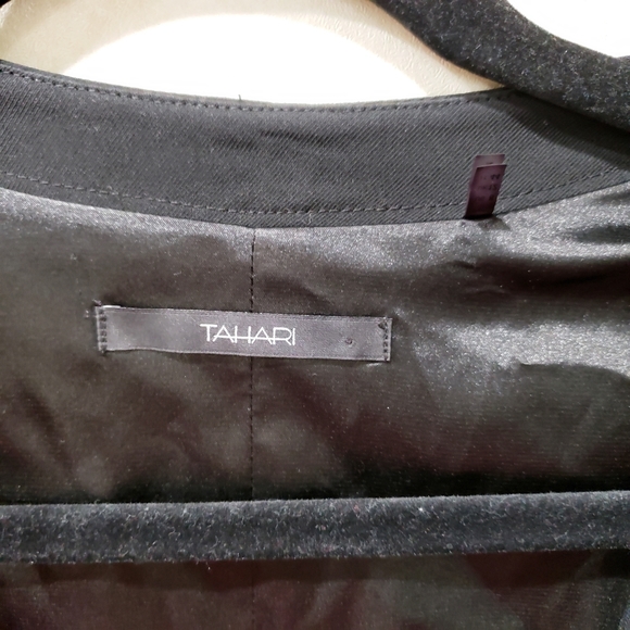Tahari Suit Jacket Blazer in Black US Size 8 - Picture 7 of 9
